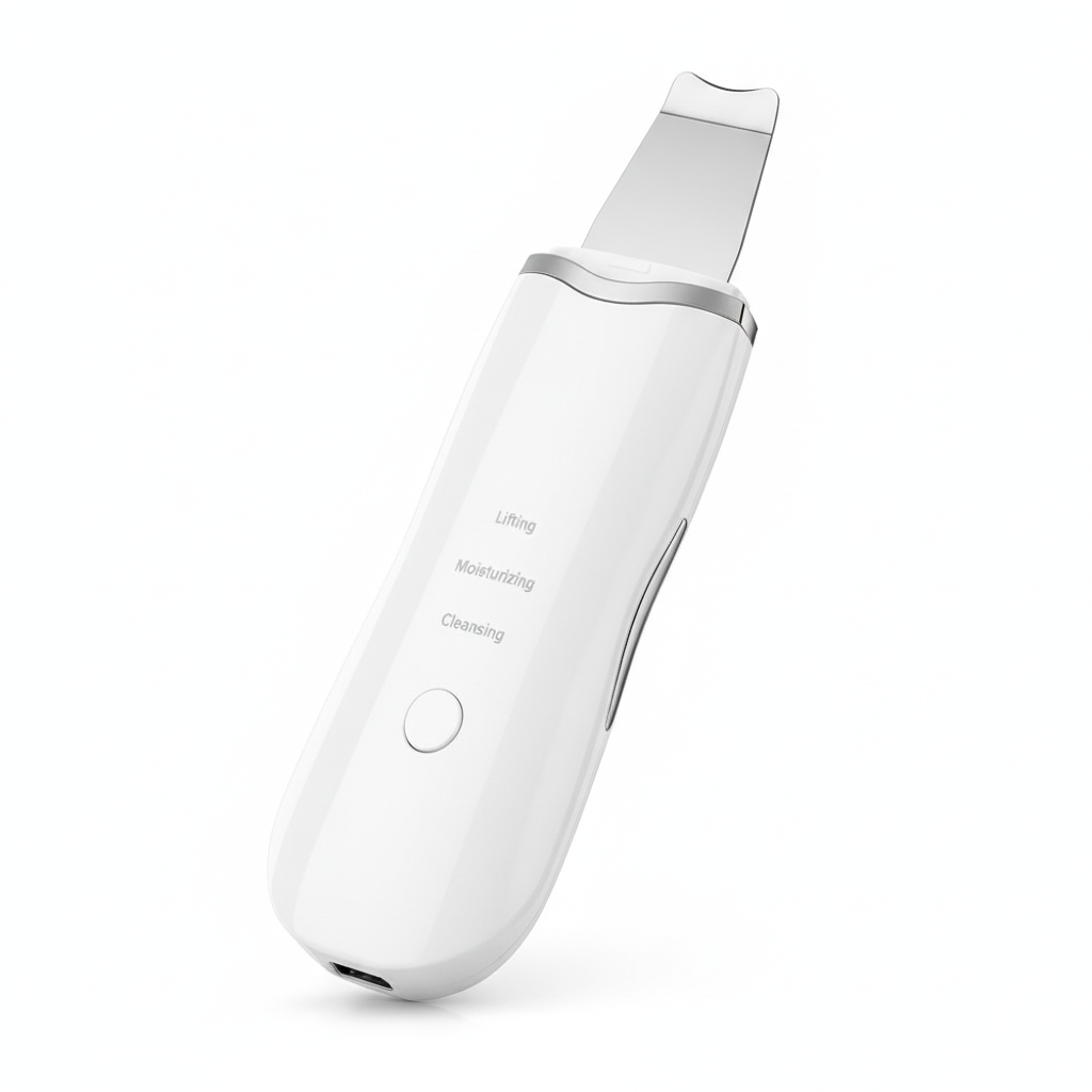 Ultrasonic Skin Scrubber Ance Pore Cleaner Peeling Blackhead Remover Deep Face Cleaning Ultrasonic Ion Facial Shovel Cleanser