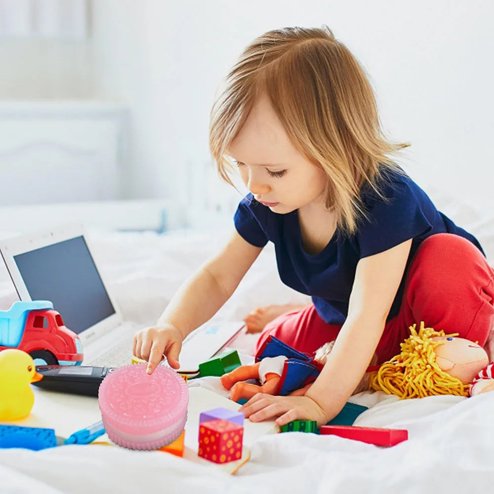 Handmade Soft Table Cookie Squishy Cute Stress Relief Silicone Squishy Toy Mochi Taba Squishy New Fidget Toy Pinching Toy