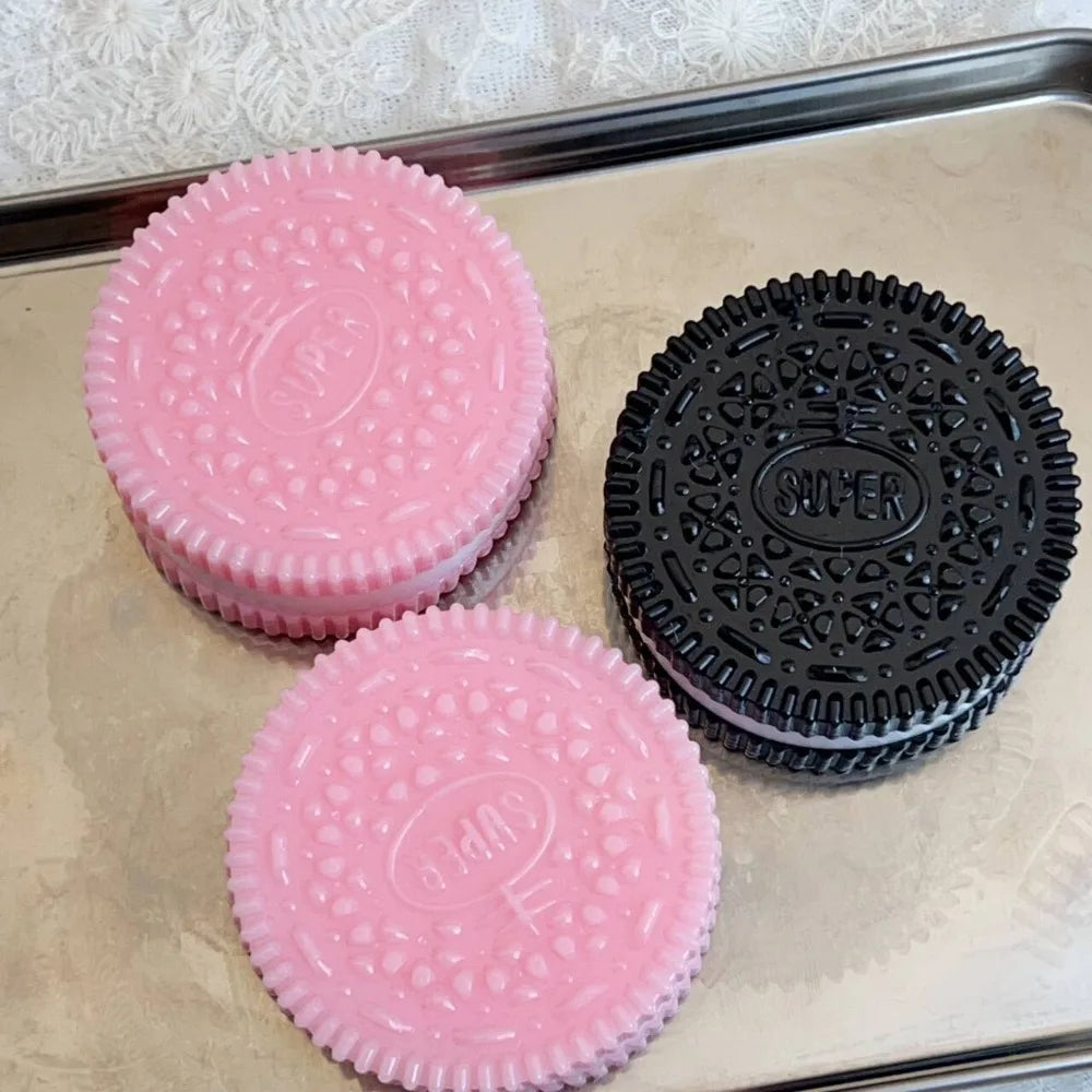 Squishy Handmade Silicone Cookies Fidget Toy Slow Rebound Stress Relief Pinch Decompression Squeeze Toy for Kids Holiday Gifts