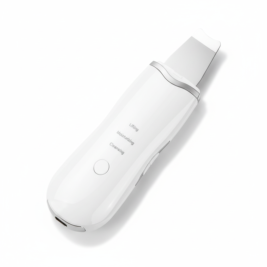 Ultrasonic Skin Scrubber Ance Pore Cleaner Peeling Blackhead Remover Deep Face Cleaning Ultrasonic Ion Facial Shovel Cleanser